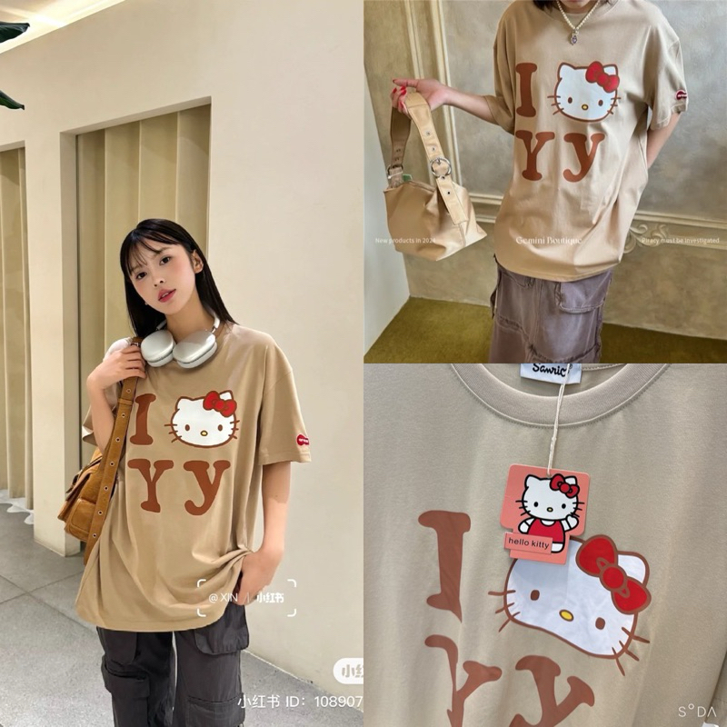 New Arrival เสื้อยืด Hello kitty สุดคิ้วท์ ฮิตกว่านี้ไม่มีแล้ว