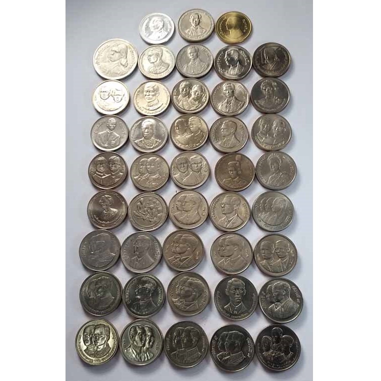 ครบชุด เหรียญ 2 บาท 41 วาระ รวม 41 เหรียญ สภาพใหม่ไม่ผ่านการใช้งาน (UNC)