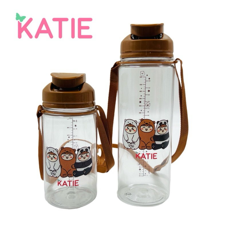 🔥🔥🔥KATIE (เคที่) 🌈 กระบอกน้ำเด็ก เหมาะสำหรับอนุบาลหรือประถม มี 2 ขนาด 350 และ 575ml.