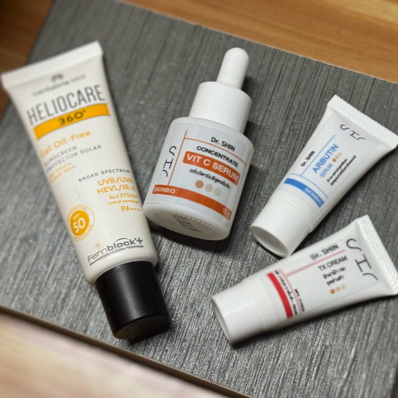 ครีมชุดรักษาฝ้า และป้องกันฝ้า Dr.SHIN