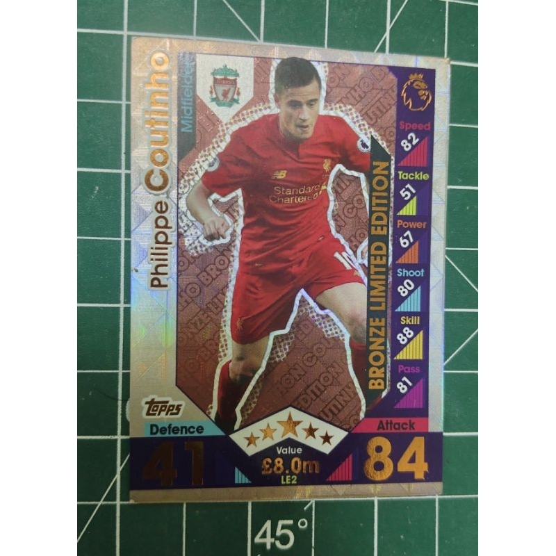 MatchAttaxx Premier league Limited edition Card