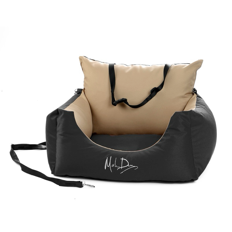 Mahdum Carseat คาร์ซีทสุนัข แมว รุ่นขอบหน้าเตี้ย Delux ผ้า Y serie นุ่มลื่น นอนสบาย เคลือบกันน้ำซึม วางในรถใช้เป็นที่นอน