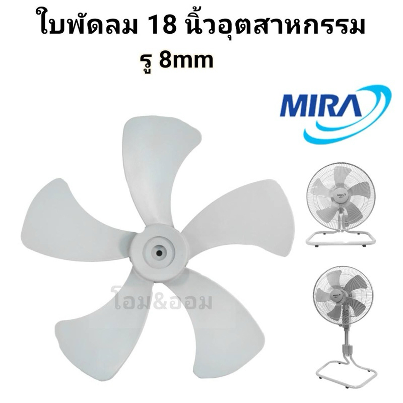 ใบพัดสีเทา 18นิ้วอุสาหกรรมใส่,มิร่า