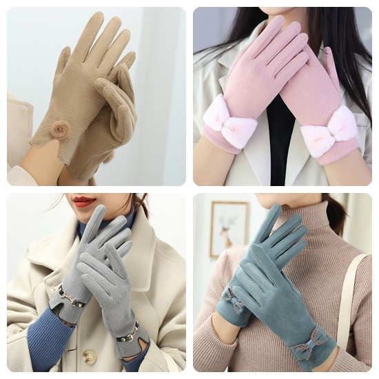 5 แบบ ถุงมือกันหนาวผู้หญิง TB231 TB232 TB229 TB233 TB234
