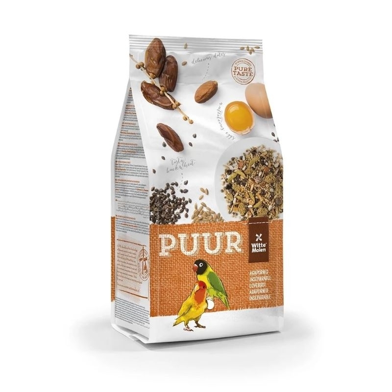 Puur​ อาหารนกเพียว อาหารรวมธัญพืชสำหรับนก​แก้ว นกสวยงาม นกทุกสายพันธุ์ุ 750กรัม