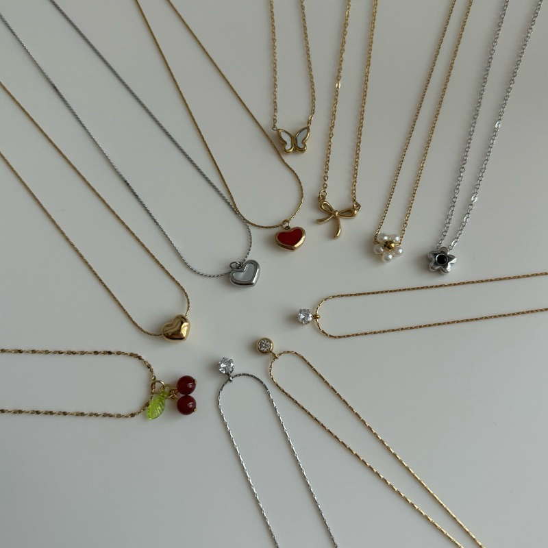 Silver&Gold necklace | moreaccess