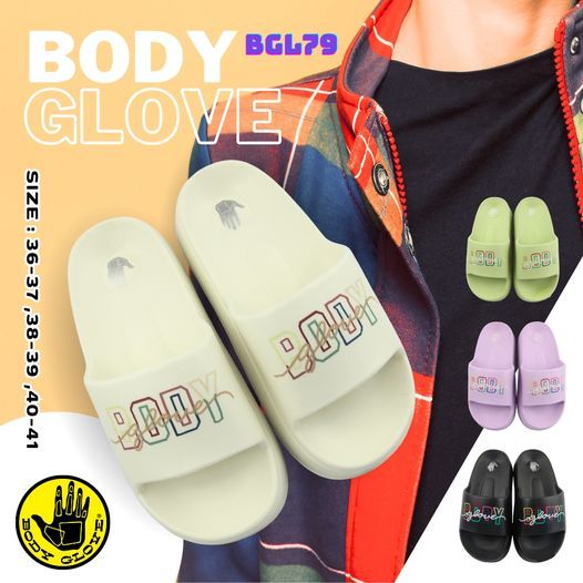 รองเท้าแตะ Body Glove BGL79 ขนาดผู้หญิงพื้นหนา 4 ซม. เสริมส้น นุ่ม เบา