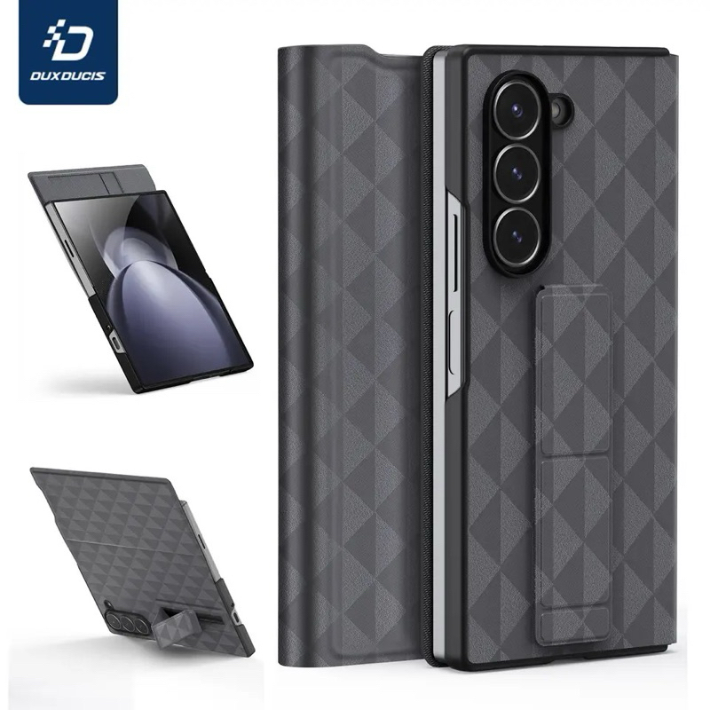 แท้ DUX DUCIS Fashion Premium PU Leather Case for Samsung Galaxy Z Fold 6 Drop Protection Phone Back Cover