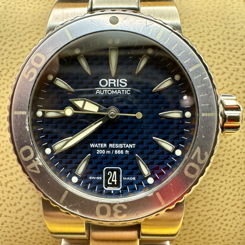 Oris TT1 Big Crown Mid Size Diver SS 7555