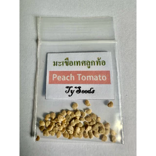 เมล็ดพันธุ์ มะเขือเทศลูกท้อ 50 เมล็ด [ 10แถม2 ]คละได้