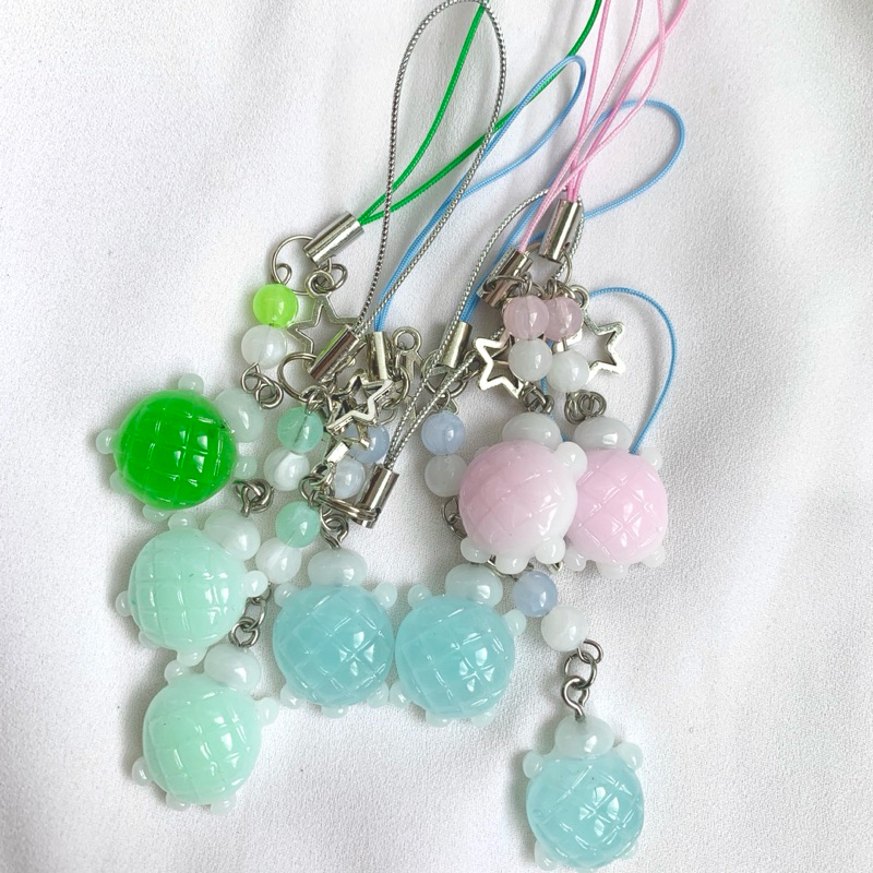melon pan turtle keychain🍈|พวงกุญแจ สายคล้องโทรศัพท์เต่าเมล่อนปัง 🍈