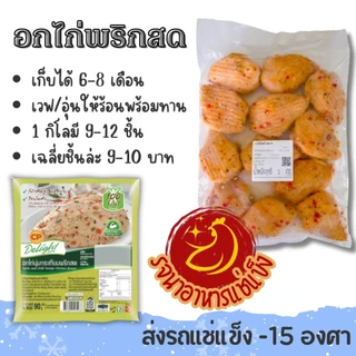 CP อกไก่รสพริกสดผลิตจากโรงงานC Pตัวเดียวกับทีอยู่ใน7-11เหมาะสำหรับคนคุมนำ้หนัก