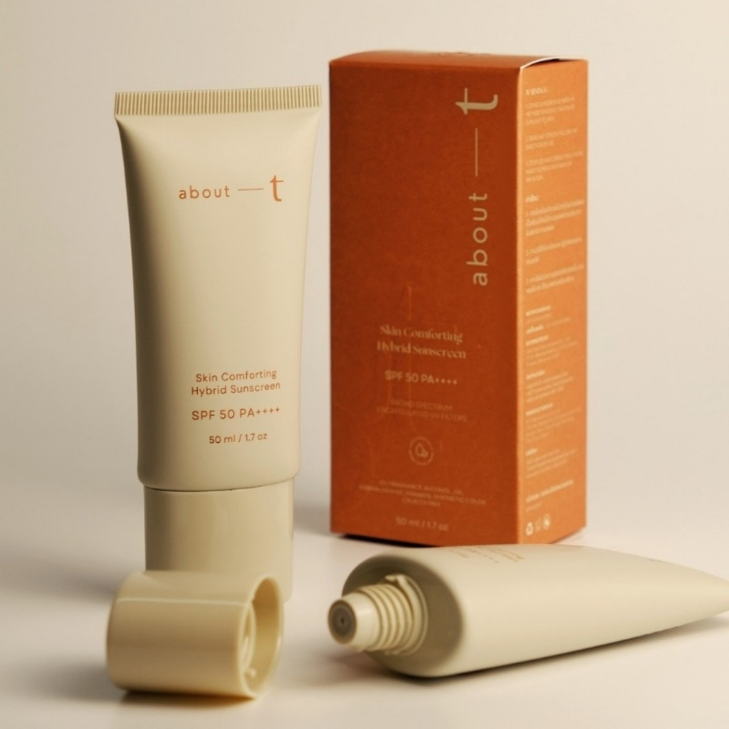 [New] About T Gel Cleanser and Sunscreen Set เจลล้างหน้า ลดอุดตัน ไม่แห้งตึง และครีมกันแดด กันแก่ สบายผิว - รูปที่ 2