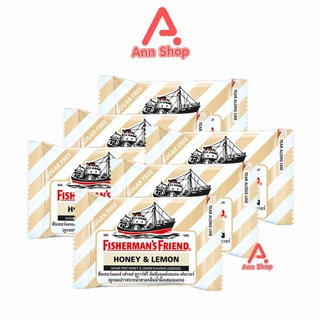 Fisherman's Friend ฟิชเชอร์แมนส์ เฟรนด์ ลูกอมปราศจากน้ำตาล ทุกรสชาติ ขนาด 22-25 กรัม [6 ซอง] BB 11XX Fisherman เลือกได้