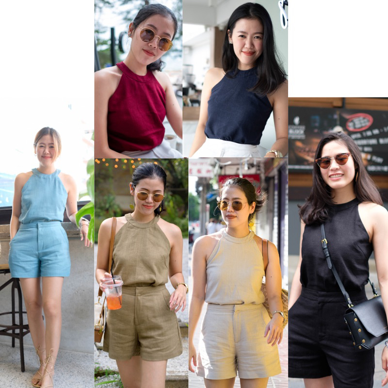 Hemper - เสื้อคอปีนแขนกุดทำจากผ้าใยกัญชง ใยธรรมชาติ100% [ กรุณาทักแชทเพื่อเช็คสต็อกก่อนสั่งซื้อ ]