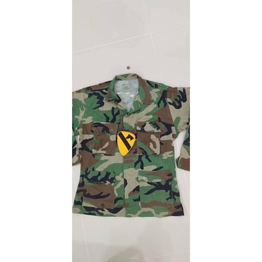 39USARMYเสื้อทหารขนาดM-Rรอบอก 46-48 นิ้วUS COAT  WOODLAND CAMO PATTERN  COMBATลายพรางวูดแลน ผ้าหนา 5
