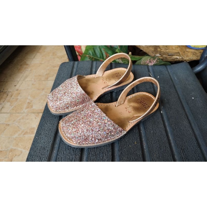 ส่งต่อ รองเท้าแตะสเปน Pons รุ่น 510 สี Glitter Hapines6 A.maya(G-007) size 37