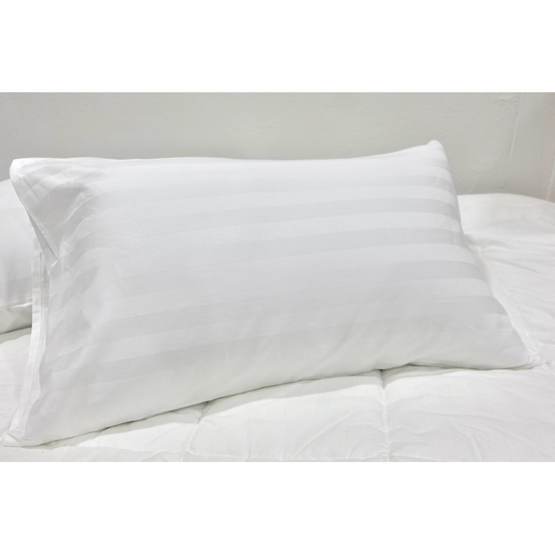 (ร้านคนไทย)ปลอกหมอนหนุน Cotton 100% เกรดโรงแรม ทอ 250 เส้นด้าย