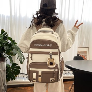 โรงเรียนมัธยมกระเป๋านักเรียนความจุขนาดใหญ่กระเป๋านักเรียนกระ…