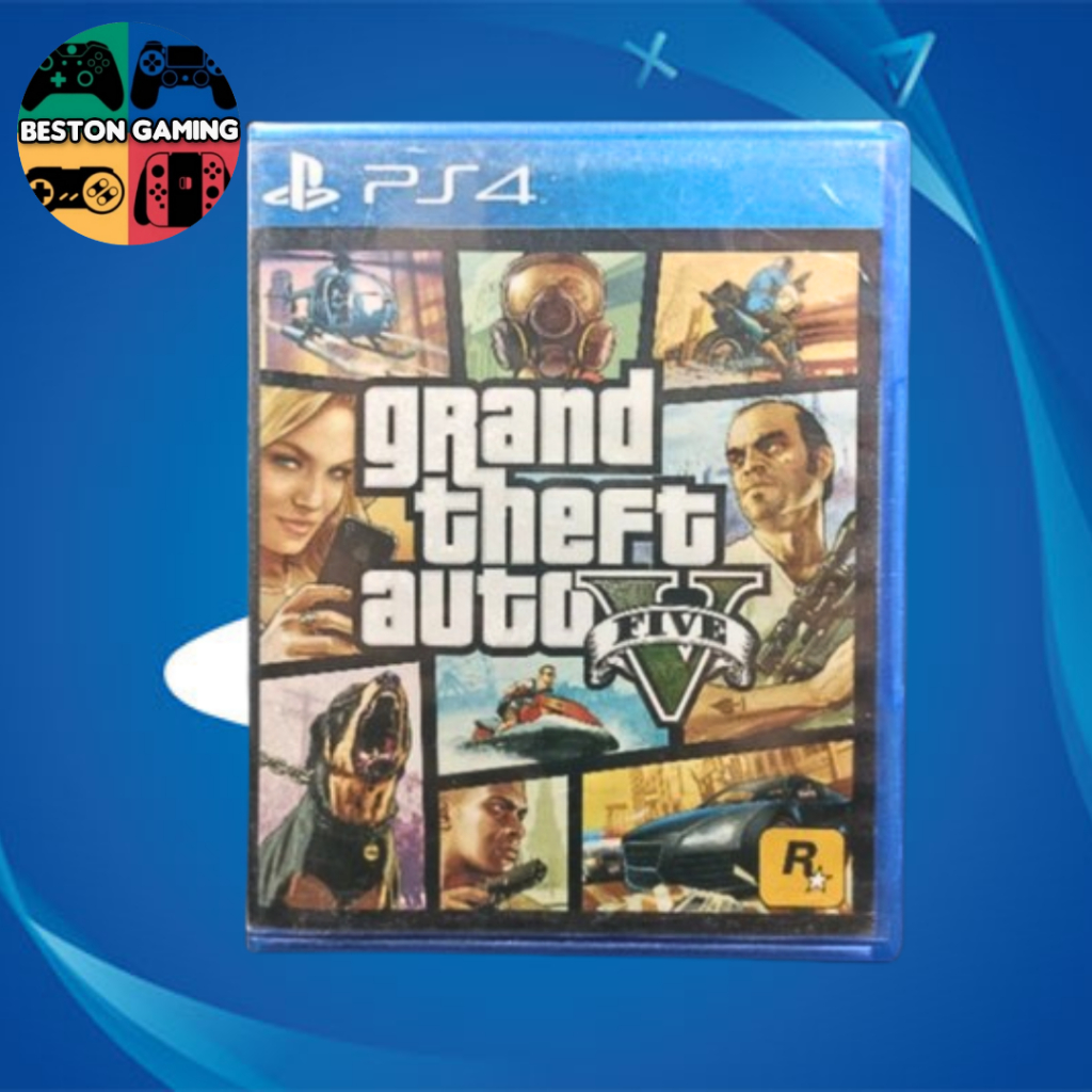 PS4 แผ่น ps4 GTA V Grand Theft Auto 5 (มีเเผนที่ให้)