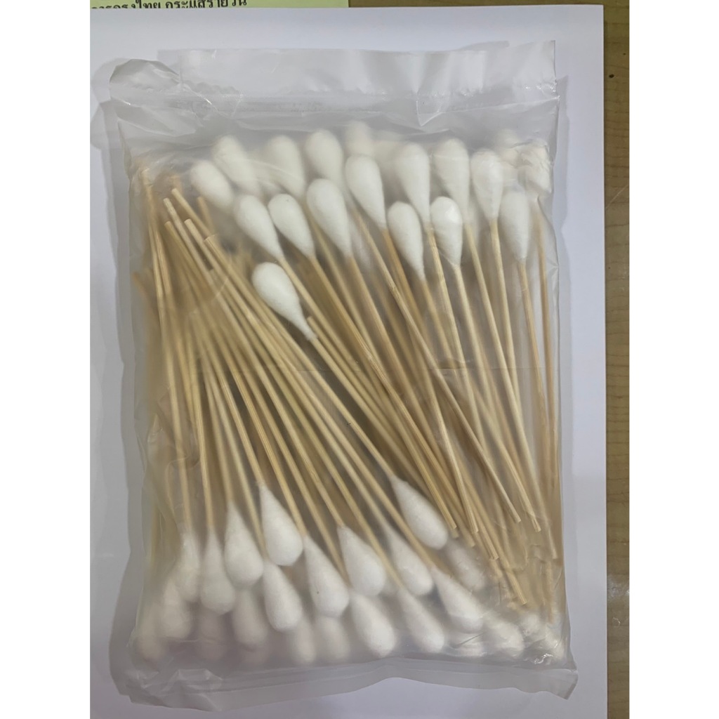 สำลีพันปลายไม้ 100ก้าน/ห่อ เบอร์ L - รูปที่ 3