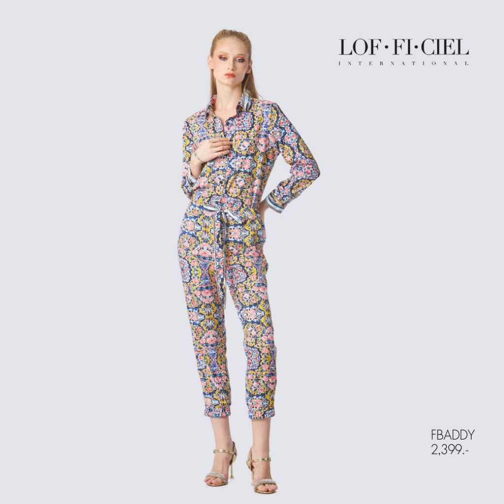 LOF-FI-CIEL เสื้อเชิ้ตผู้หญิงแขนยาว Vase tile สีกรมเหลือง FBADDY ราคา ถูกที่สุด ดีลบีเคเค แกลเลอรีภาพที่ 4