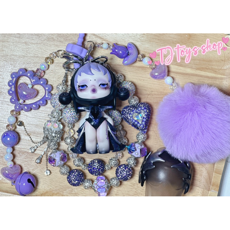 พวงกุญแจ Diy พร้อมส่ง น้องskull panda the sound โมเดลแท้