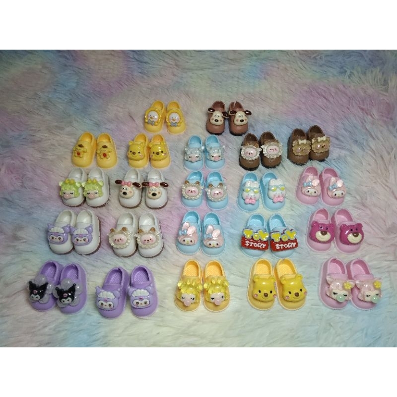 สินค้ามีพร้อมส่ง รองเท้าสำหรับตุ๊กตาลาบูบู้ รองเท้าlabubu รองเท้าตุ๊กตาข้อต่อ ตุ๊กตาmjd 1/6
