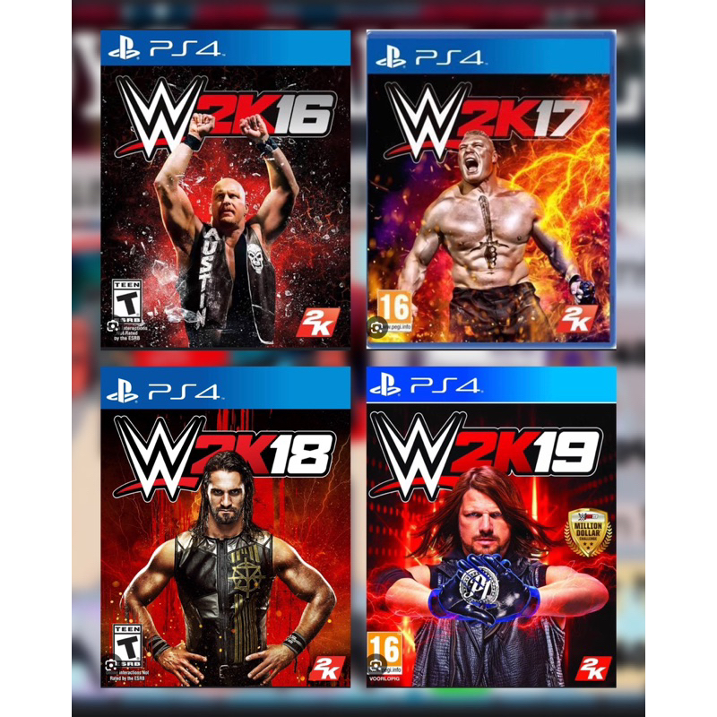 แผ่น PS4 เกม W2K รวมหลายภาค เล่นได้ 1-4 คน [ มือ 2 ] มีสต็อคพร้อมส่ง!!