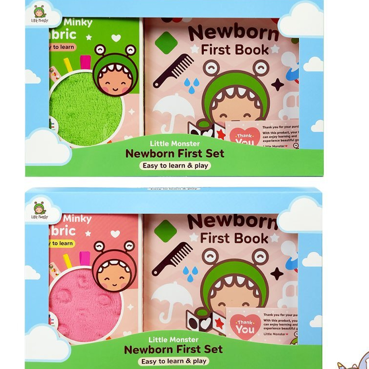 💥Sale💥 385฿ หนังสือภาพ ผ้าDotเสริมพัฒนาการ Little Monster