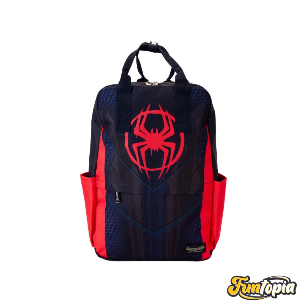 Funko POP! (MVBK0338) : Miles Morales Suit Nylon Full:Size Backpack: Spider:Verse by Loungefly