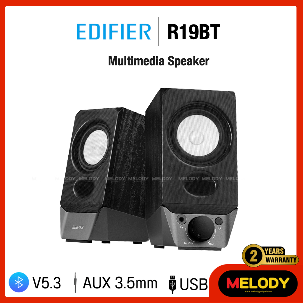 Edifier R19BT USB Powered Computer Speaker System  Bluetooth ลำโพงบลูทูธ 5.3 USB AUDIO รับประกันศูนย