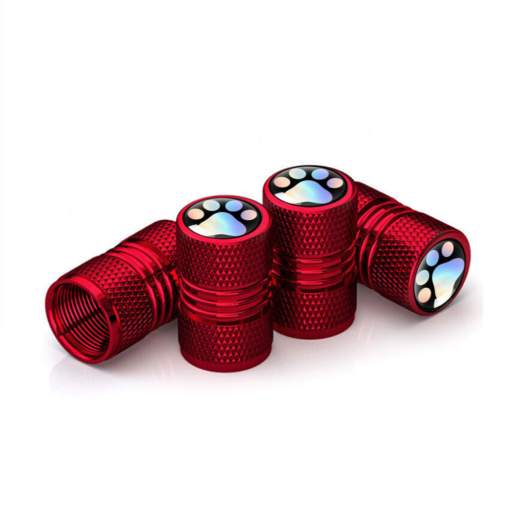 จุกปิดลมยาง ฝาปิดจุกลม ยางรถยนต์ 4 pcs ใช้ได้กับรถทุกรุ่น สต็อกในไทย รุ่น  M24WW