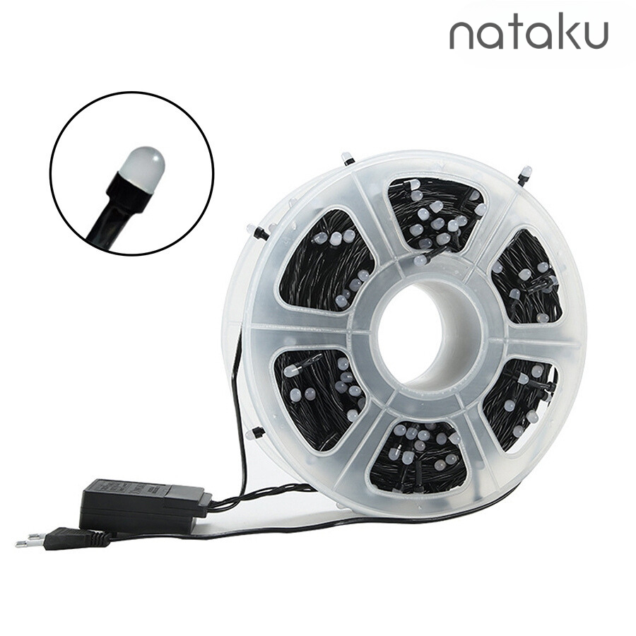 Nataku ไฟเส้นตกแต่ง ไฟกระพริบ ไฟประดับ LED 500 800 1000ดวง ยาว 100m มี 3 สี airy light