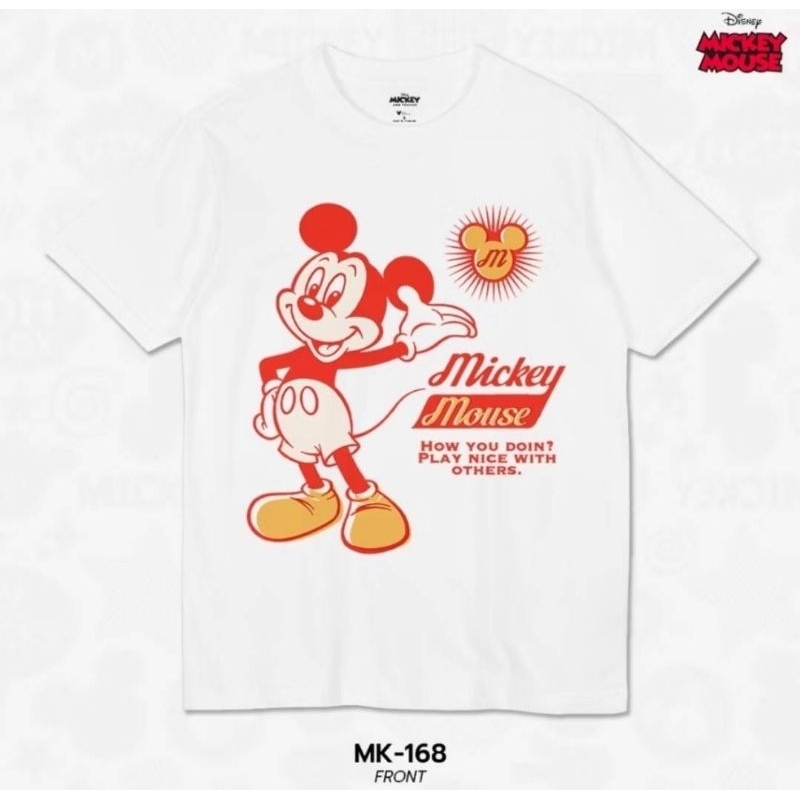 เสื้อDisney ลาย Mickey Mouse ลิขสิทธิ์แท้💯 ( MK-168 )