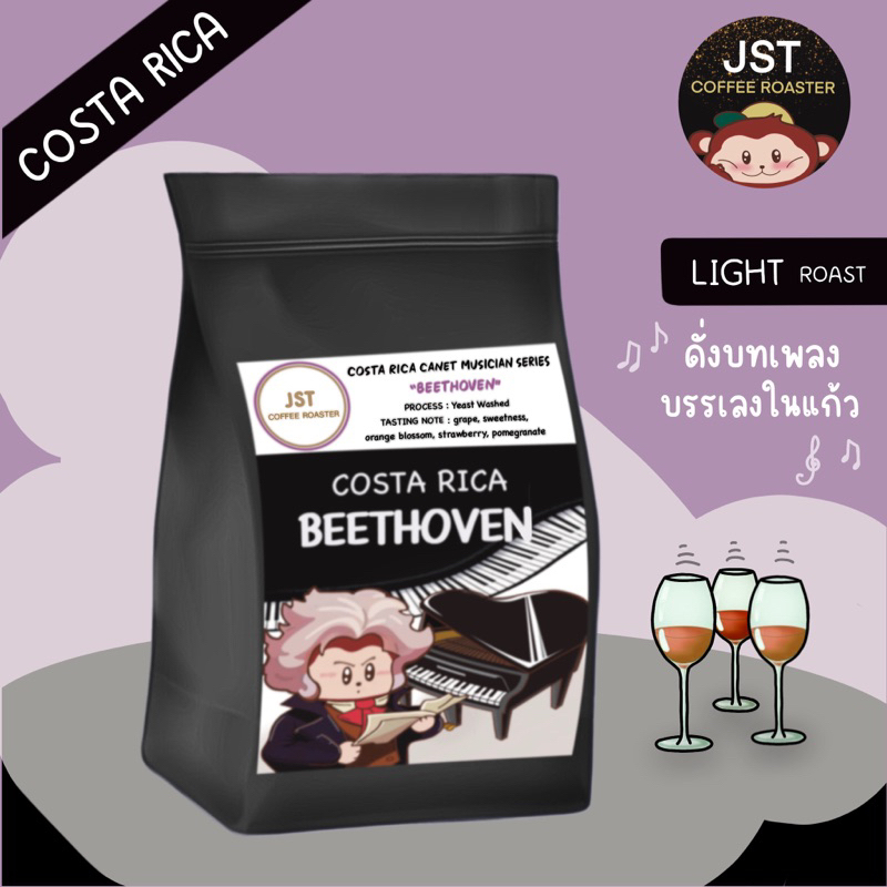 เมล็ดกาแฟคั่ว COSTA RICA BEETHOVEN 100กรัม JST Coffee Roaster