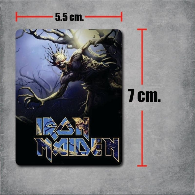 sticker pvc  IRON MAIDEN สติกเกอร์ ไอเอิร์นเมเดน งานออฟเซ็ทแท้ pvc กันน้ำ กันแดด