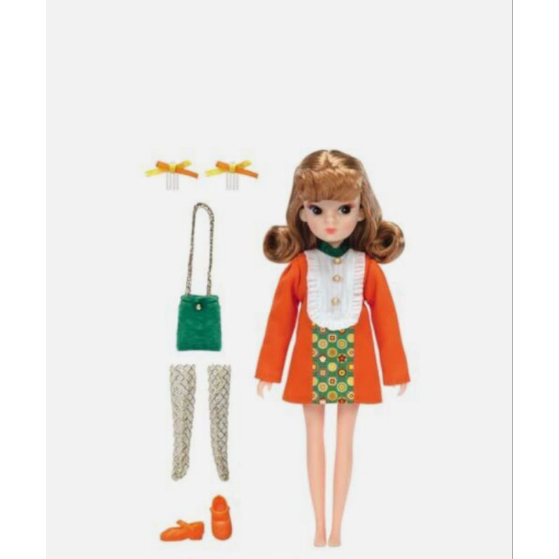 Licca Chan Doll/Retro licca Orange Lips Takara Tomy 100th Anniversary Fashion Doll JP พร้อมส่งค่ะ (gen1)