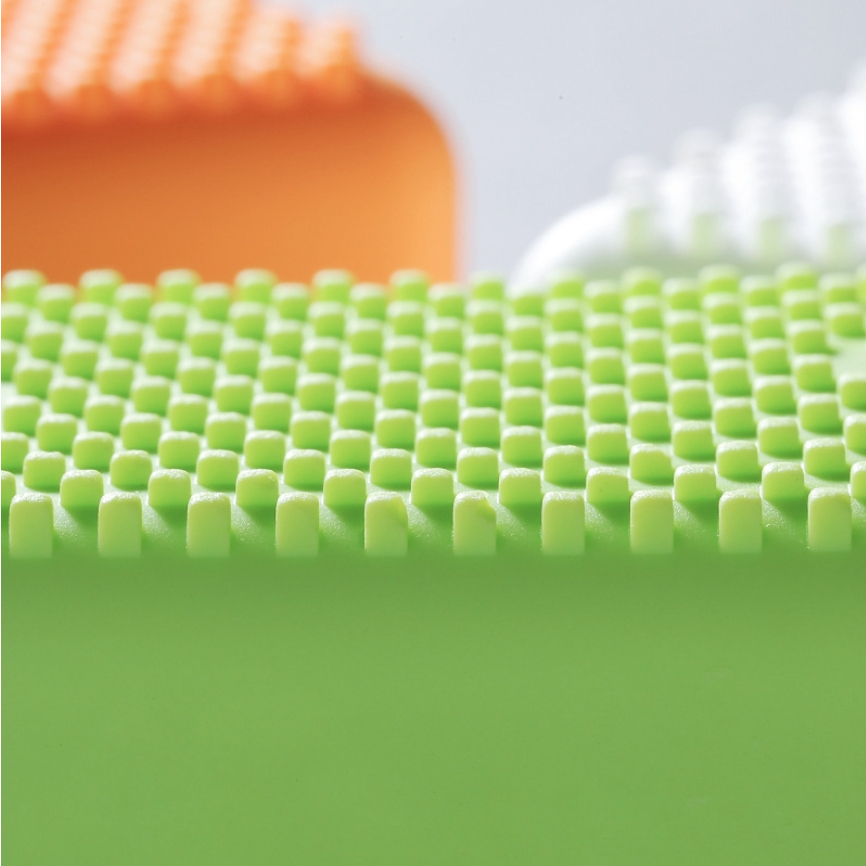 แปรงซิลิโคน แปรงทำความสะอาดขนนุ่ม ทำความสะอาดชุดชั้นใน แปรงซักผ้า - รูปที่ 3