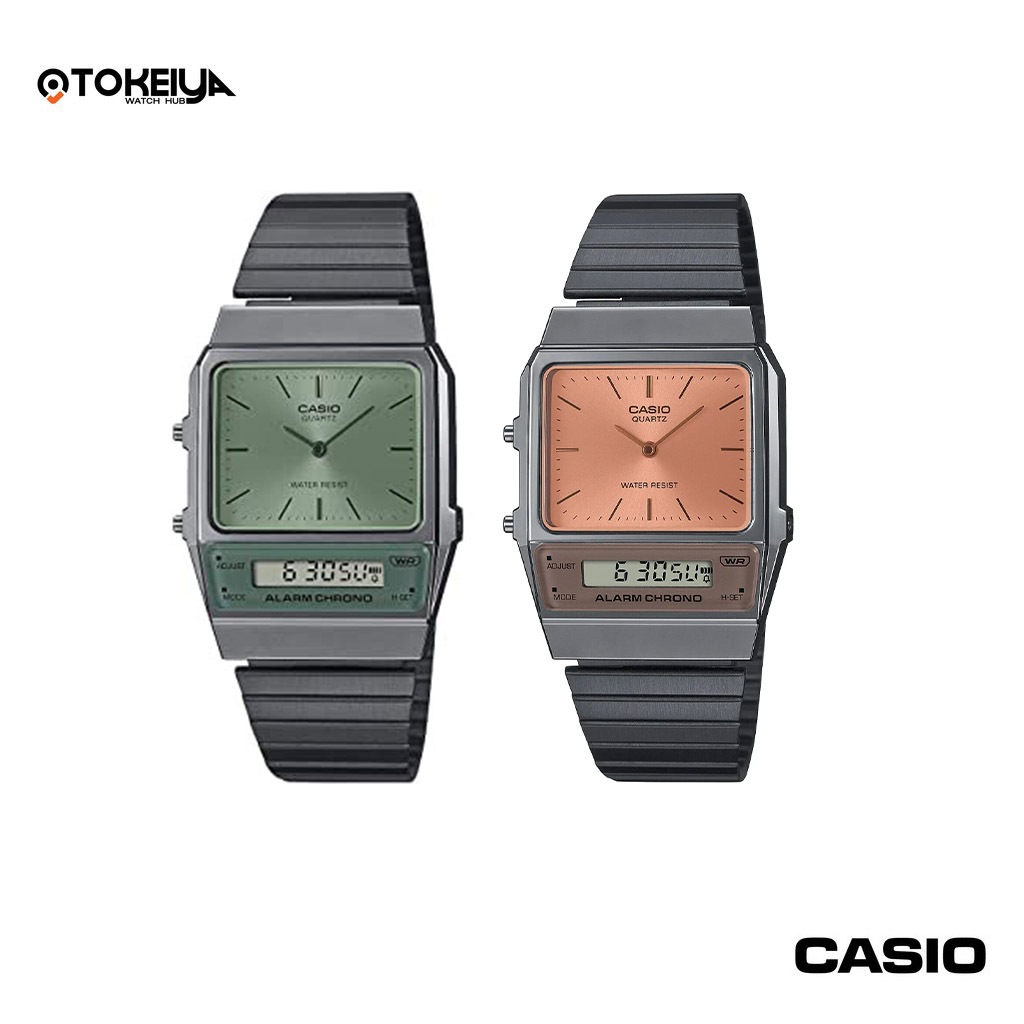 CASIO DIGITAL นาฬิกาข้อมือผู้หญิง/ชาย รุ่น AQ-800EC ของแท้ มีใบรับประกัน