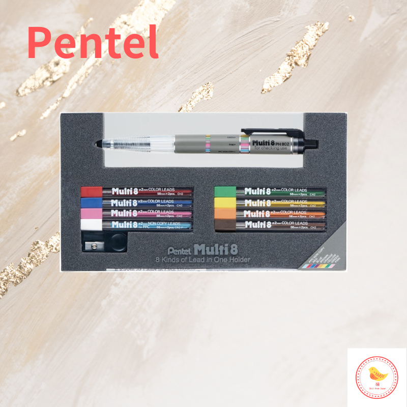 Pentel Multi 8 Set PH802ST, contains 8 color refills Mechanical Pencil Colored pencils