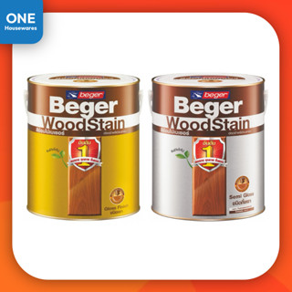 เบเยอร์ สีย้อมไม้เบเยอร์ชนิดเงา/กึ่งเงา Beger WoodStain สีทา…