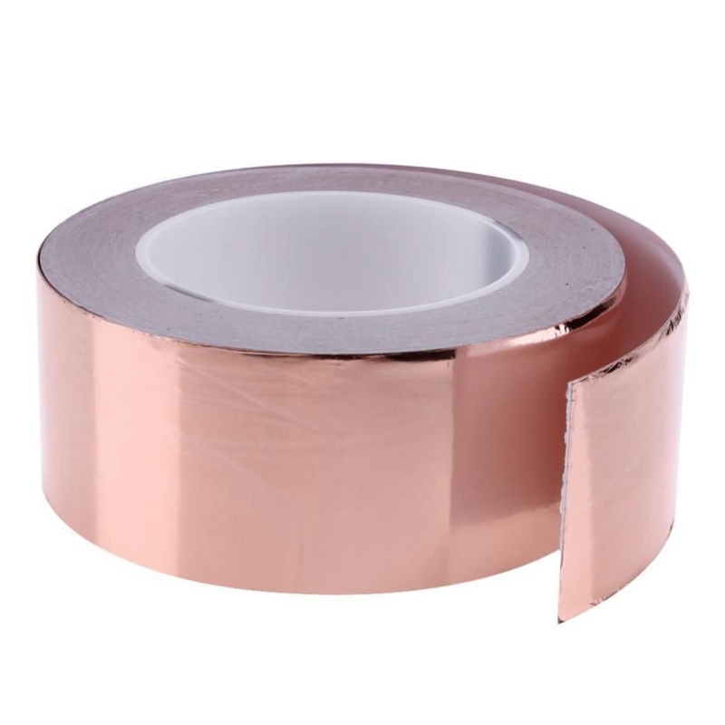 Copper Foil Tape เทปทองแดง หนา 0.06มิล ยาว 20 เมตร ✅สินค้าพร้อมส่ง✅อกกใบกำกับภาษีได้🙏🏻