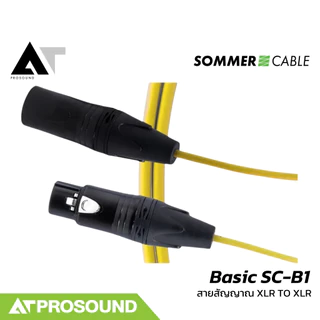 Sommer Cable Basic SC-B1 สายไมโครโฟนสำเร็จรูป (XLR to XLR) คุณภาพสูง ใช้งานได้หลากหลาย AT Prosound