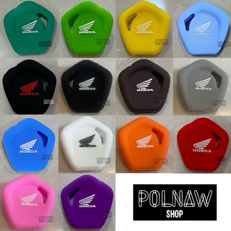 ปลอกกุญแจซิลิโคนแฟชั่น เวฟ110i,wave125i,scoopy-i,dream,zoomer-x ปลอกซิลิโคน ปลอกกุญแจ