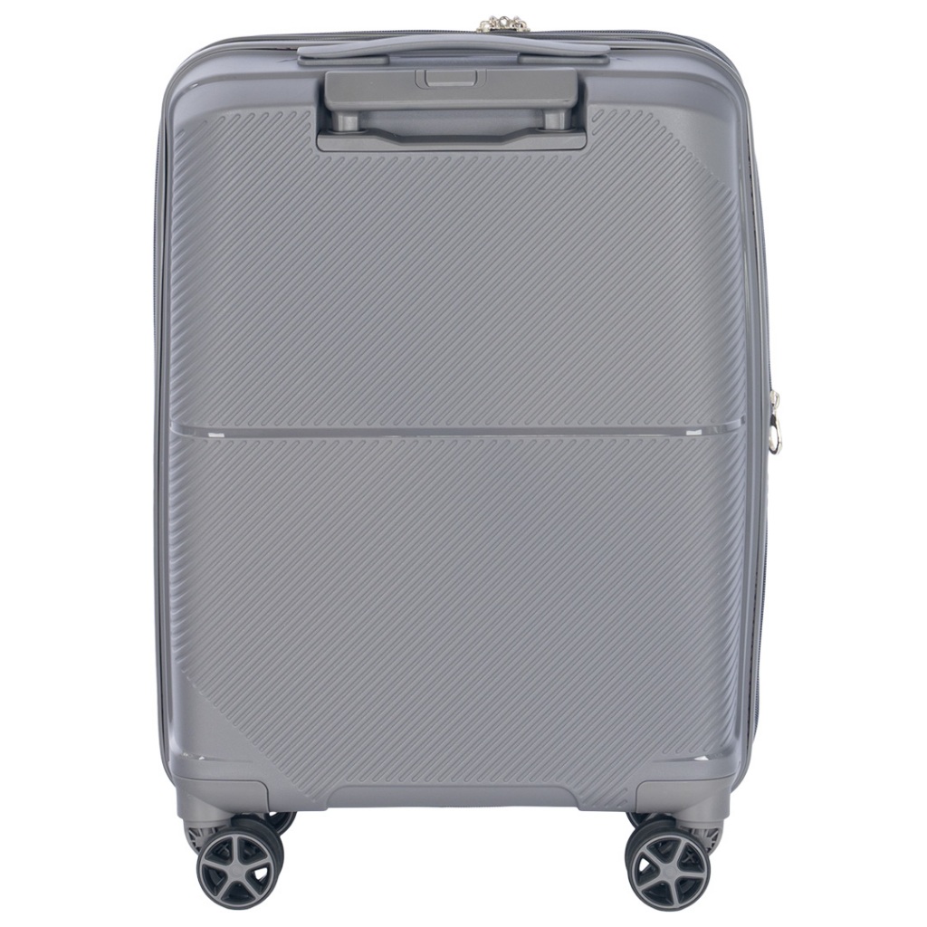Elle travel Eren collection, 100% PP (Polypropylene). Cabin size 20 "luggage, double coil secure zipper, expandable, 360