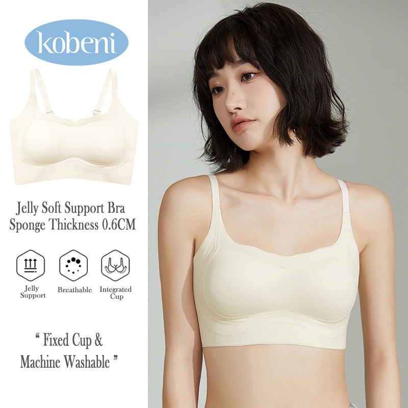 ⭐KOBENI⭐BRA เจลลี่บรา ไร้โครง บราไร้ขอบ Jelly Bra กระชับ อกชิดสวย เนื้อผ้านิ่ม เก็บทรงดี
