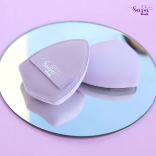 พร้อมส่ง Saijai Chiffon Puff พัฟมินิ สีม่วงพาสเทล