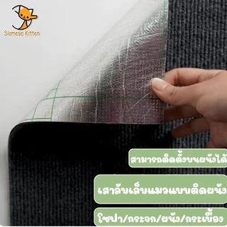 🐱พรมลับเล็บแมว ป้องกันรอยขีดข่วน มีกาวในตัว แผ่นลับเล็บแมว สำหรับรองเฟอร์นิเจอร์ ตัดตามที่คุณต้องการ สิ่งประดิษฐ์ตลกๆ🐱