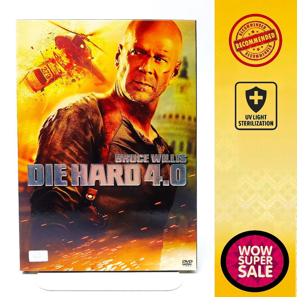 DVD ภาพยนตร์ฮอลลีวูด DIe Hard 4.0 ปลุกอึด ตายยาก